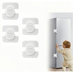 Ccykxa securite fenetre enfant, 4 pcs protection bloque fenetre enfant forte adh�sif serrure frigo durabilit� ...