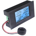Ccykxa voltmetre amperemetre wattmetre numrique ac 100a 80 - 260v, testeur de tension courant puissance ...