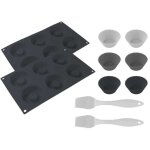 Cecotec - accessoires pour friteuse � air cecofry sweetbake xl pack accessoires. moules de silicone de ...