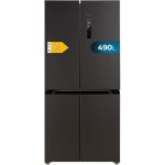 Cecotec american 4 door fridge dark de 490 l coolmarket 4d 490 dark e. 183 cm de high, 91 cm de wide, ...
