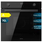 Cecotec four int�gr� multifonction 70l bolero hexa m226001 glass black. 2800w, 7 fonctions, �cran, base ...