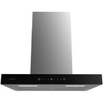 Cecotec hotte aspirante 60 cm type t bolero flux tt 605500 verre noir a + + . 70w, fa�ade en verre noir, ...