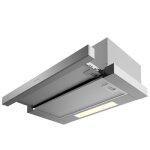 Cecotec - hotte aspirante tlescopique flux tlm 606500 inox a de 60 cm de large, finition inox, puissance ...