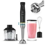Cecotec katana totaldestroy 1500xl doublekatanas creme hand blender, 1500 w. lames doubles, 21 vitesses ...