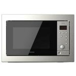 Cecotec ? micro - ondes encastrable 25 l ? puissance 900 w ? gril 1000 w ? minuterie 95 min ? acier inoxydable ...