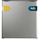 Cecotec - mini r�frig�rateur en acier inoxydable, compartiment cong�lateur int�rieur, capacit� 46 litres, ...