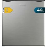 Cecotec - mini r�frig�rateur en acier inoxydable, compartiment cong�lateur int�rieur, capacit� 46 litres, ...