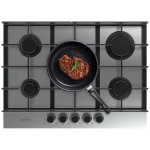 Cecotec plaque de gaz 5 feux bolero squad g 5400f inox 104kw acier inoxydable grilles fonte br�leur wok ...