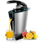 Presse - agrumes avec bras levier essentialvita hyden 600 steel - cecotec
