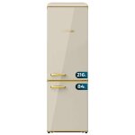Cecotec r�frig�rateur r�tro bolero coolmarket combi origin 300 beige e