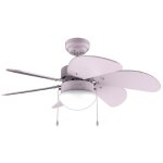 Cecotec - ventilateur de plafond de avec energysilence aero 3600 light vision full purple. 50 w, diam�tre ...