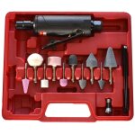 Cedrey - coffret mini meuleuse droite pinces 3 - 6mm avec 10 meules