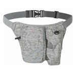 Ceinture de course sac banane sport avec porte - bouteille ceinture d'hydratation sac banane - gris - ...