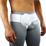 Ceinture hernie inguinale homme femme - soutien abdominal ajustable avec coussinets amovibles pour hernie ...