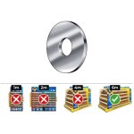 Celo - bo�te de 100 pi�ces rondelle din / ref 9021 12 zingu�e cello