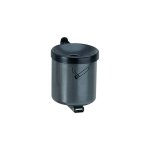 Tkg - cendrier mural de scurit graphite h. 120xd. 110mm avec dispositif de basculement - 350058