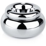 Cendrier rond en argent dolomite 11 cm