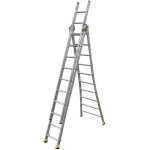 Echelle tranformable 3 plans 3m60 / 8m10 centaure 510312