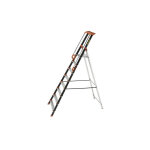 Centaure - escabeau alu 8 marches - hauteur de travail max. 3. 62m - 239208 / mkt