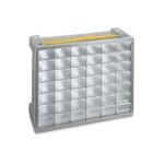 Centrale brico casier � vis plastique 42 tiroirs, h. 32. 5 x l. 40. 5 x p. 15 cm