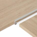 Profil de jonction d'angle gris l. 67 x l. 2. 8 cm - centrale brico