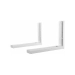 Centrale brico - support murale pour four micro - onde, console �querre 220x460 mm, 2 pi�ces