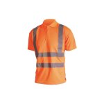 Polo haute visibilit� - manches courtes - orange fluo - 4xl