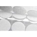 Cercles ronds auto - adh�sifs velcro, 250 pi�ces, 125 paires (18 mm)