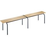 Certeo - frankel kaiserkraft, banc pour vestiaires empilable, lattes en