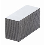 Certeo - frankel kaiserkraft, etiquettes magn�tiques, blancs, h x l 15