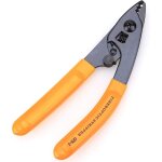 Cfs - 3 trois trou port fibre optique revtement en fibre pince  dnuder pour miller