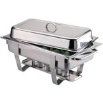 Chafing dish inox 9 l - lot de 2 - olympia