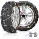 Chai vevor chaines a neige 2pcs, chaines pour pneus antiderapantes, en acier allie au manganese, conduite ...