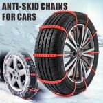Cha�nes antid�rapantes tout - terrain ? lot de 50, installation rapide, adh�rence neige et boue