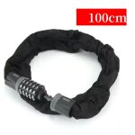Cha�ne antivol v�lo � code de 1000 mm 5. 7 mm avec 5 chiffres mot de passe, cadenas � v�lo en acier tremp� ...