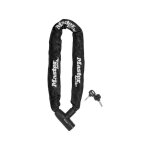 Master lock - antivol chane en acier cment avec serrure intgre  cl 90 cm x 8 mm noir