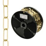 Wolfpack - chane dcorative lisse laitonne 3, 4x43 mm. rouleau 20 mtres