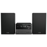 Chaine hifi philips bass reflex s�rie 3000 tam3505m2 bluetooth dab + / fm 20 w noir