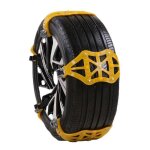 Chanes  neige 1 pice chanes anti - ski pour pneus portable montage facile tracteur d'urgence chanes ...
