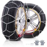 Chaines a neige en acier allie au manganese, chaines de pneus antiderapantes, installation facile, accessoires ...
