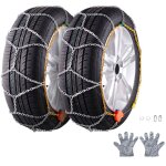 Chanes de pneus pour neige, acier alliage manganse, traction d'urgence, pour voitures / pick - ups ...