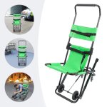 Chaise d'escalier pliante manuelle en aluminium, diable capacit� de charge de 180 kg, chaise d'escalier ...