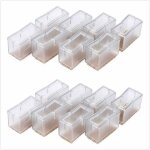 Chaise pieds protecteur protge jambes de chaise embouts chaise casquettes pieds rectangulaires en silicone ...