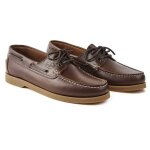 Chaussures bateau galion en cuir marron homme le chameau cba - couleur marron - pointure chaussures 43 ...