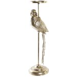 Chandelier aluminium 21x21x72 perroquet champagne