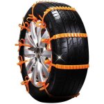 Chanes � neige pour voiture, 12 pcs chanes de pneus d?hiver r�glables universelles pour la traction d?urgence ...