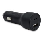 Chargeur allume - cigares 32w 1 usb - c power delivery 20w + 1 usb - a ic smart 12w - 100% pr - noir