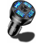 Chargeur allume cigare usb, chargeur voiture 4 ports, rapide 35w 7a qc3. 0prise allume cigare, compatible ...