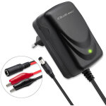 Chargeur de batterie automatique qoltec agm gel std 6 v 1 a redresseur avec indicateur led