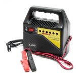 Wiltec - chargeur de batterie automobile 6v 12v appareil de charge portable batterie v�hicule affichage ...